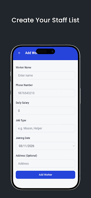 Staff Attendence Salary PRO Screenshot 2