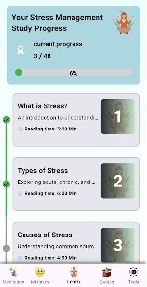 CalmQuest: Stress Management Screenshot 0