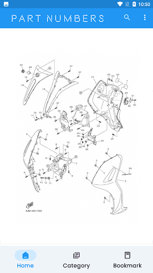 Yamaha Motor SparePart Catalog Screenshot 3