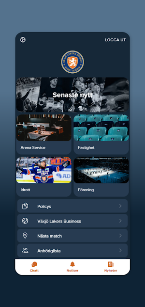 Växjö Lakers intern Screenshot 0
