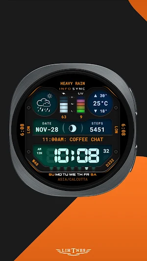 InfoSync Watch Face 134 Screenshot 0