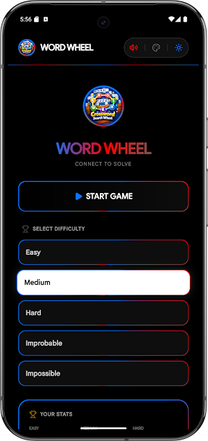 CrossWord Wheel Puzzle Offline Screenshot 1