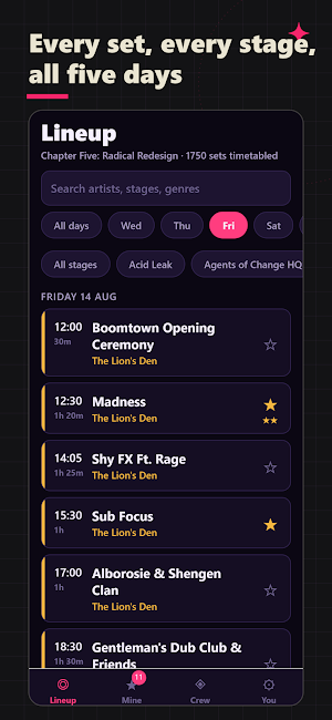 BoomSched Screenshot 1
