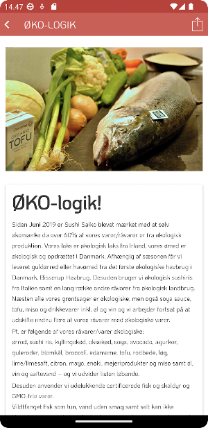 Sushi Saiko Christianshavn Screenshot 2