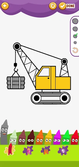 Excavator Coloring Pages Screenshot 3