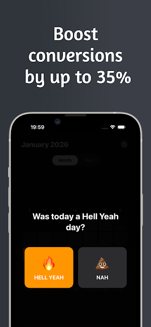 Hell Yeah Or Not: Log Your Day Screenshot 2