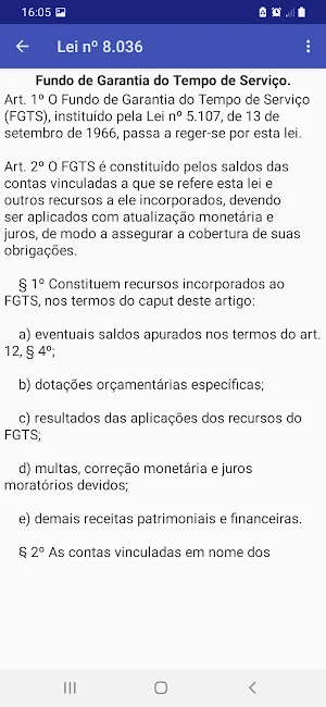 Lei nº 8.036 - FGTS 2022 Screenshot 2