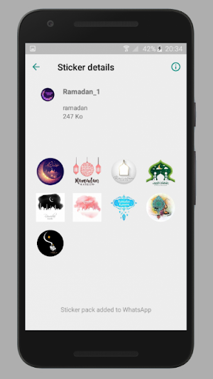 Ramadan 2019 WAstickersapps Screenshot 1