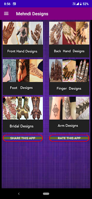 Mehndi Designs offline Screenshot 0