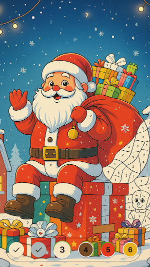 Christmas Coloring for Adults Screenshot 0