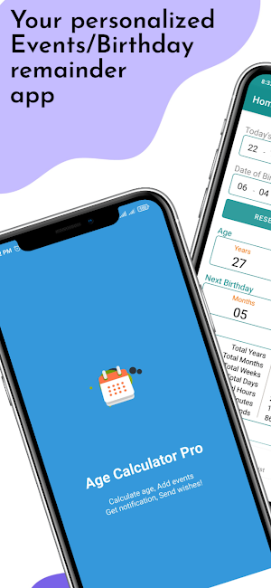 Age Calculator Pro Screenshot 0