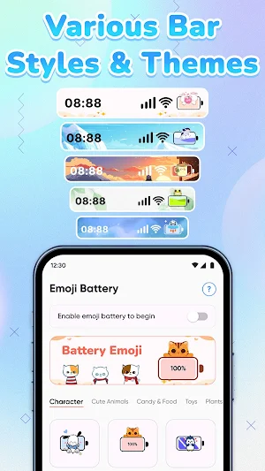 Emoji Battery Widget Customize Screenshot 0