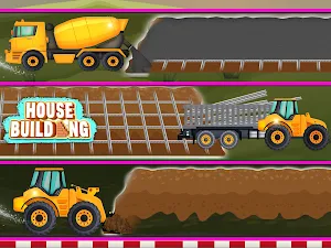 Home Construction Truck Game Screenshot 1