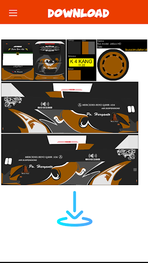 Livery Bussid Hariyanto Screenshot 2