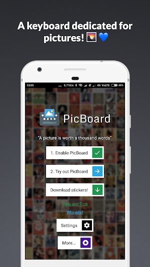 PicBoard | Image Search Keyboard | With Stickers! Screenshot 0