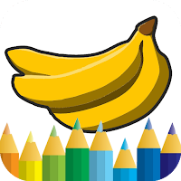 Banana coloring book