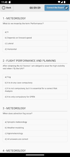 EASA Drone Quiz Screenshot 2