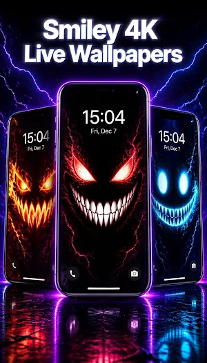 Smiley Fun Live Wallpaper Screenshot 0