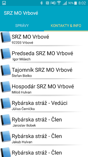 SRZ MO Vrbové Screenshot 1