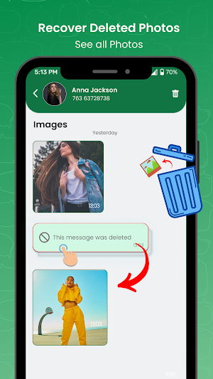 Recover Deleted Chat - Unseen Screenshot 3