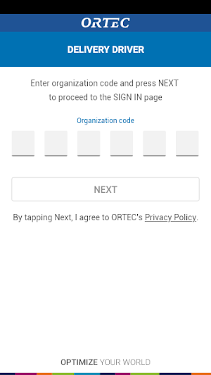ORTEC Delivery Driver Screenshot 1
