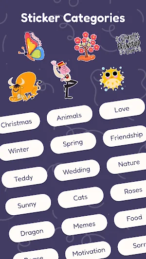 Good Night Stickers Screenshot 0