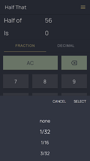 Half That Calculator Screenshot 1