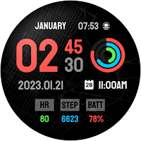 Sport Digital Watch Face NY