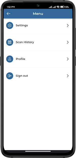 iCreditate Access Control Screenshot 2