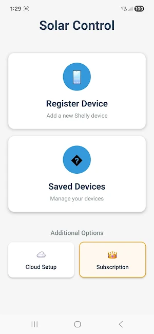 Solar Control Screenshot 0