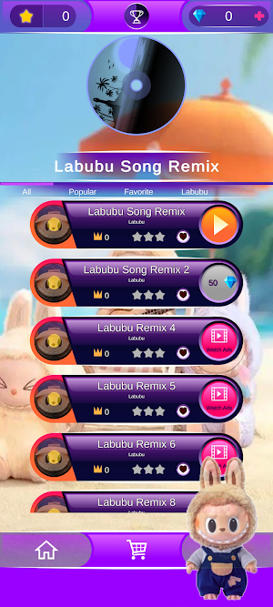 Labubu Tiles Music Hop Screenshot 0