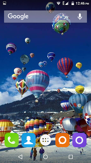 Hot Air Balloon Wallpaper Screenshot 2