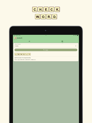 WheckerS: Word Checker & Score Screenshot 3