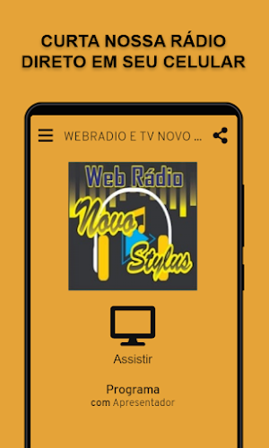 WebRadio e Tv Novo Stylus Screenshot 0
