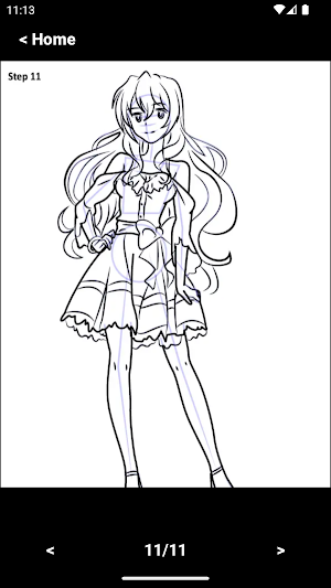 Golden Time Anime How to Draw Screenshot 1