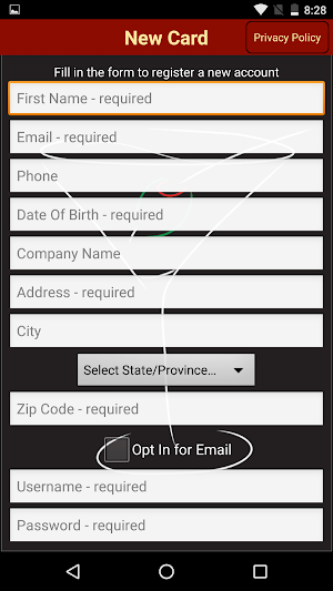 Sylvan Street Grille Loyalty Screenshot 1