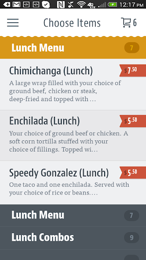 Cancun Mexican Grill WI Screenshot 2