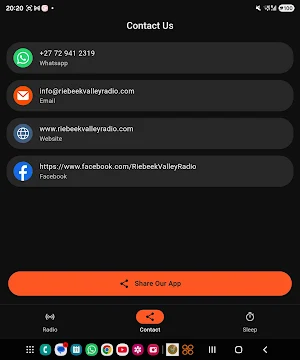 Riebeek Valley Radio Screenshot 1