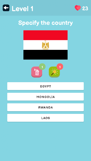 Countries and capitals: flags Screenshot 0