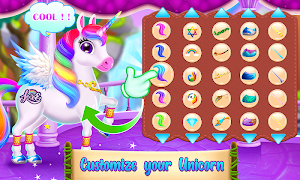 Rainbow Baby Unicorn - My Favorite Pet Screenshot 2