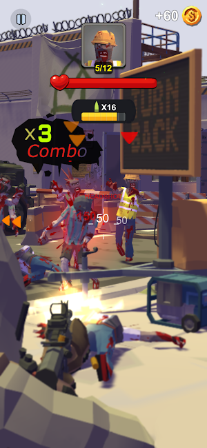 Polygon Zombie War Screenshot 0
