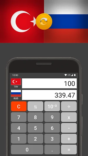Russian Ruble / Turkish Lira Screenshot 1