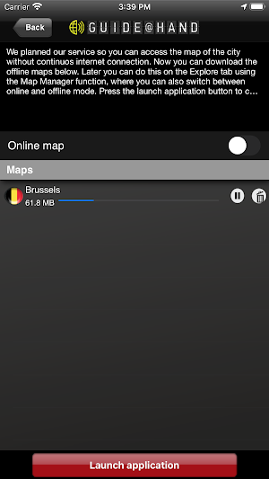 Brussels GUIDE@HAND Screenshot 1