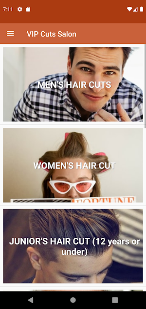 VIP Cuts Salon Screenshot 1