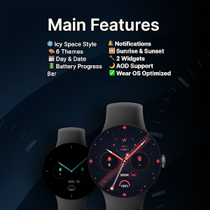 Icy Comet - watch face Screenshot 1