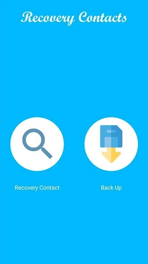 contacts backup and restore contact Screenshot 1