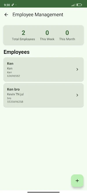 Employee Time Tracker Screenshot 1