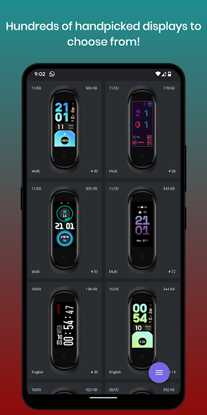 WatchFaces for Mi Band 5 - Minimal Edition Screenshot 2