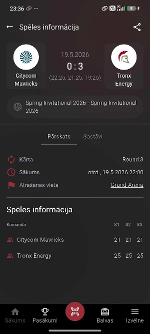 Volejbols Latvija Screenshot 1