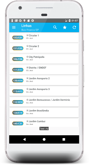 Franca Bus - Horários Screenshot 1